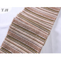 The Light Color Chenille Strip for Sofa and Chair Fabric